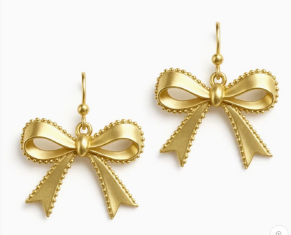 Luxe Bow Statement Earrings