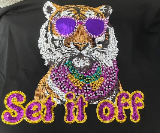 Set It Off Beaded Top