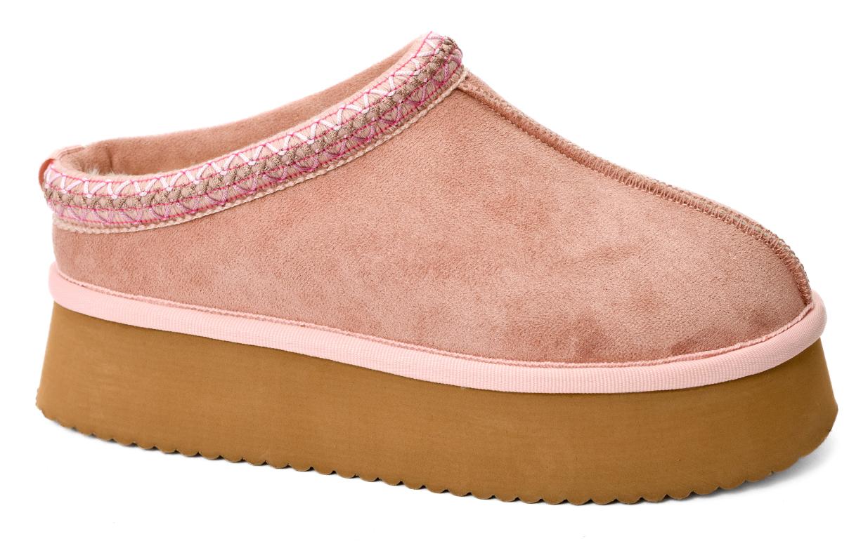 Blush Pillow Talk Faux Suede Shoes By Corky's